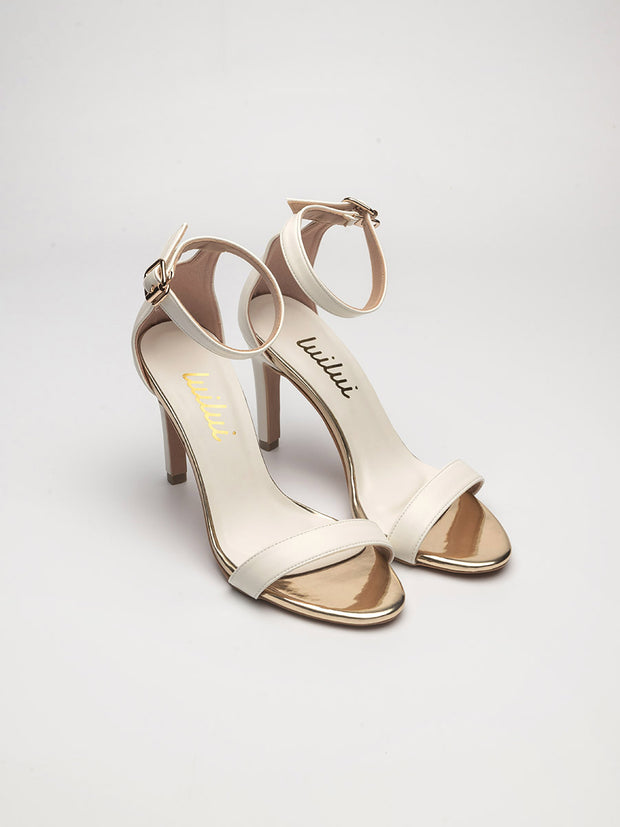 LOLLY minimalist ankle-strap heels
