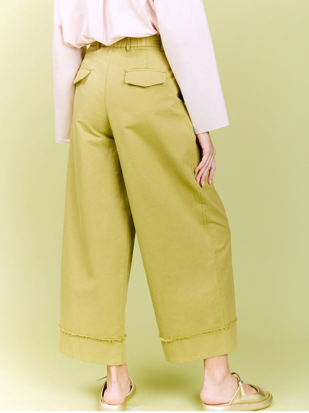 Pleated Wide Leg Pants