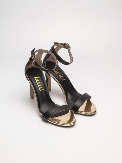 LOLLY minimalist ankle-strap heels