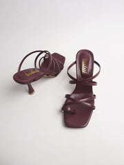XANDRA toe-ring strappy sandals